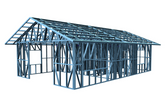 Конструкция - къща 11.1x7.1m (79m²)